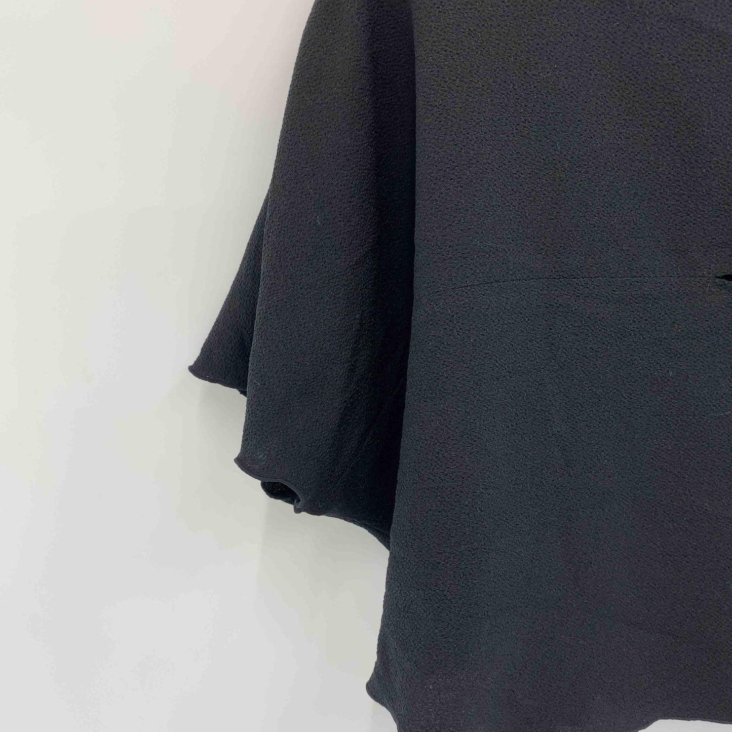 詩仙堂 レディース 半袖シャツ/ブラウス 黒 ポリエステル