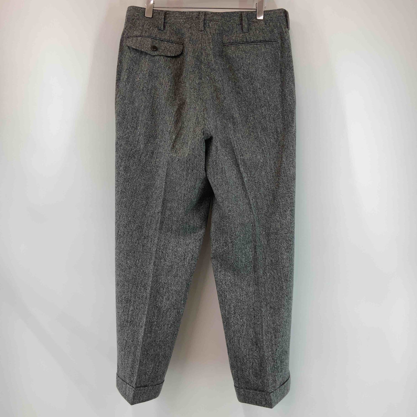 Daks ダックス メンズ スラックス　ウール100％　2タック　グレー