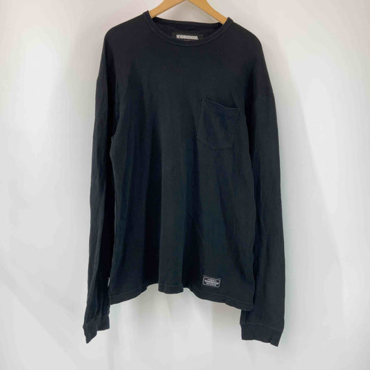 NEIGHBORHOOD ネイバーフッド メンズ Tシャツ（長袖） 胸ポケット有 ブラック