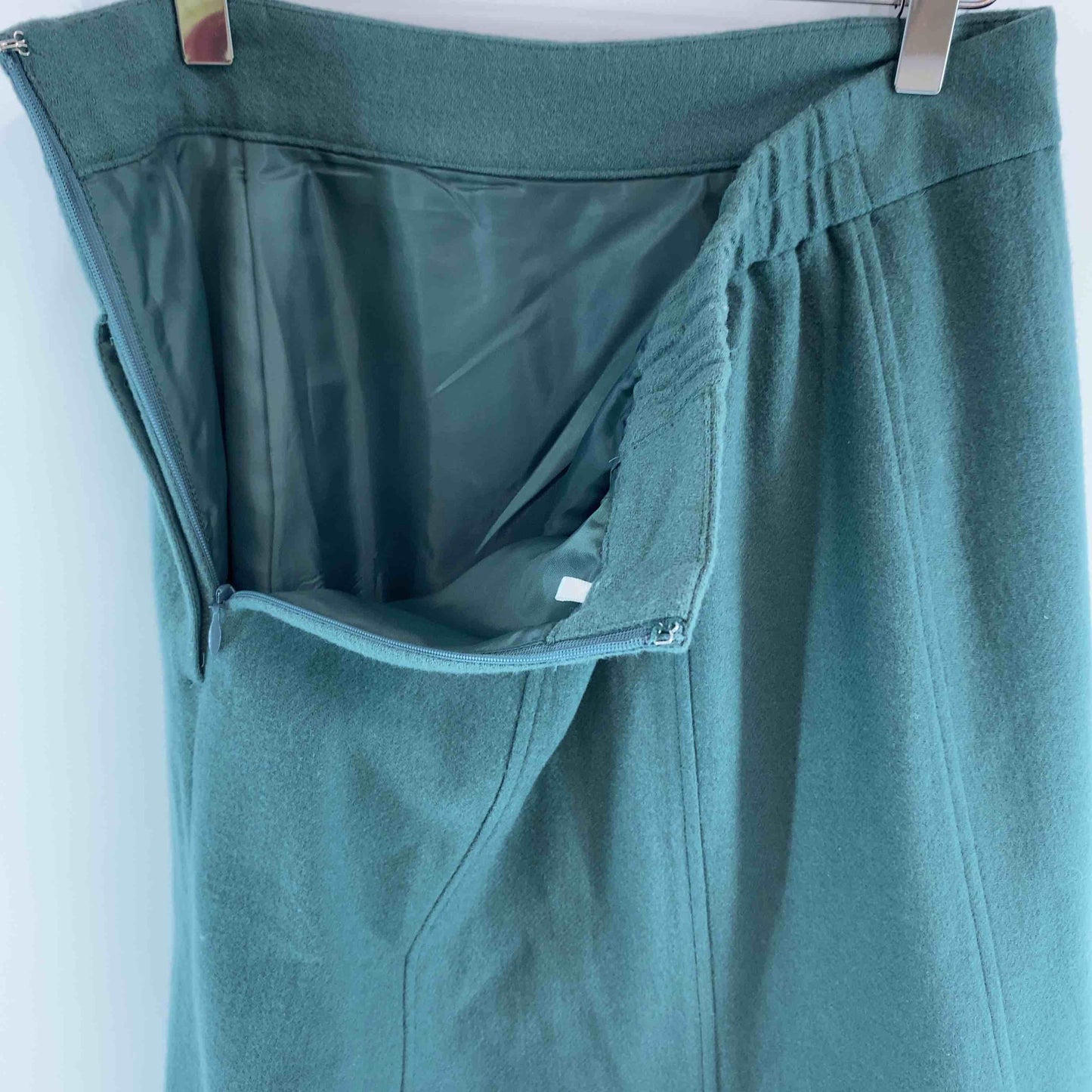 UNITED ARROWS green label relaxing ユナイテッドアローズグリーンレーベルリラクシング レディース ロングスカート ウール混 グリーン