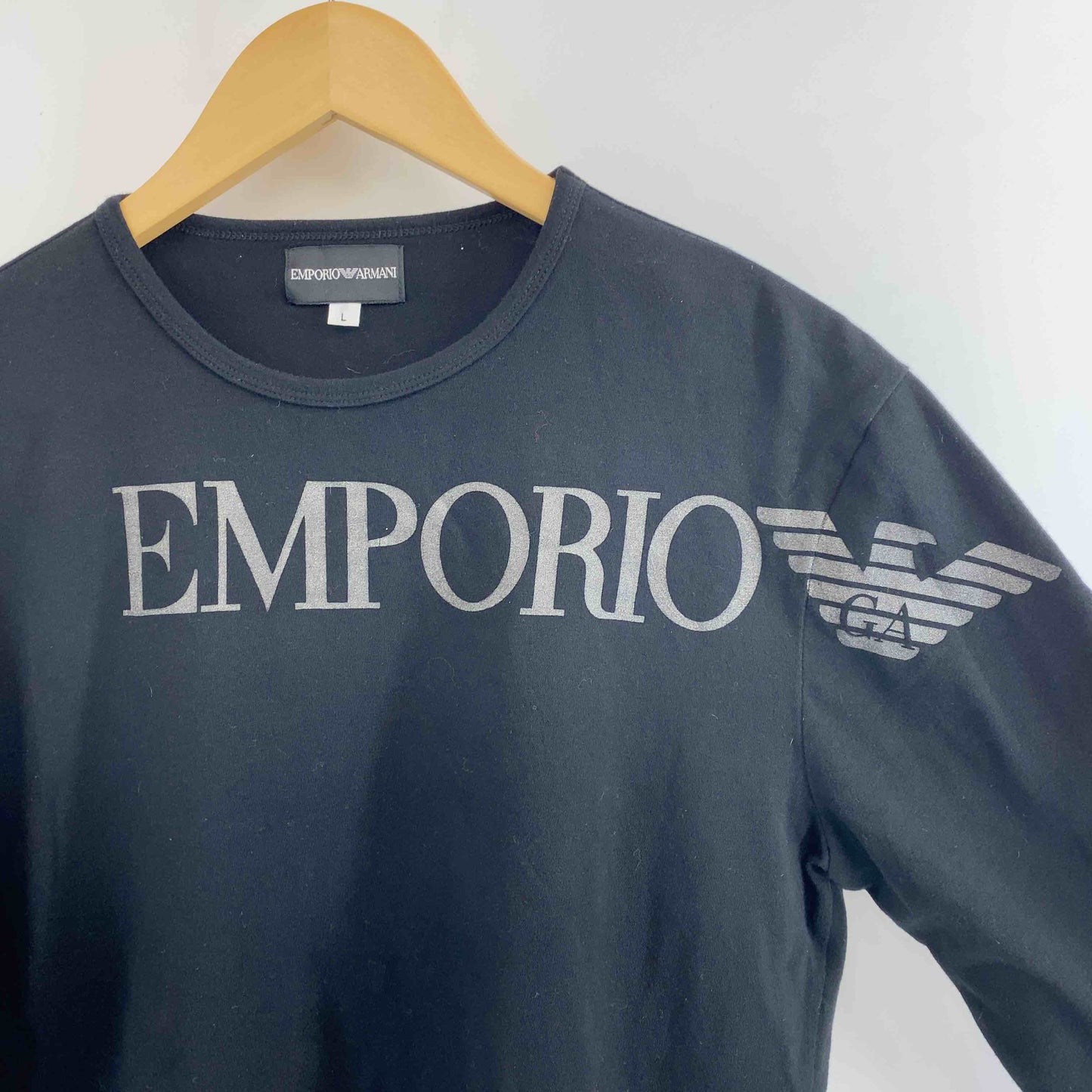 EMPORIO ARMANI エンポリオアルマーニ メンズ Tシャツ（長袖）黒