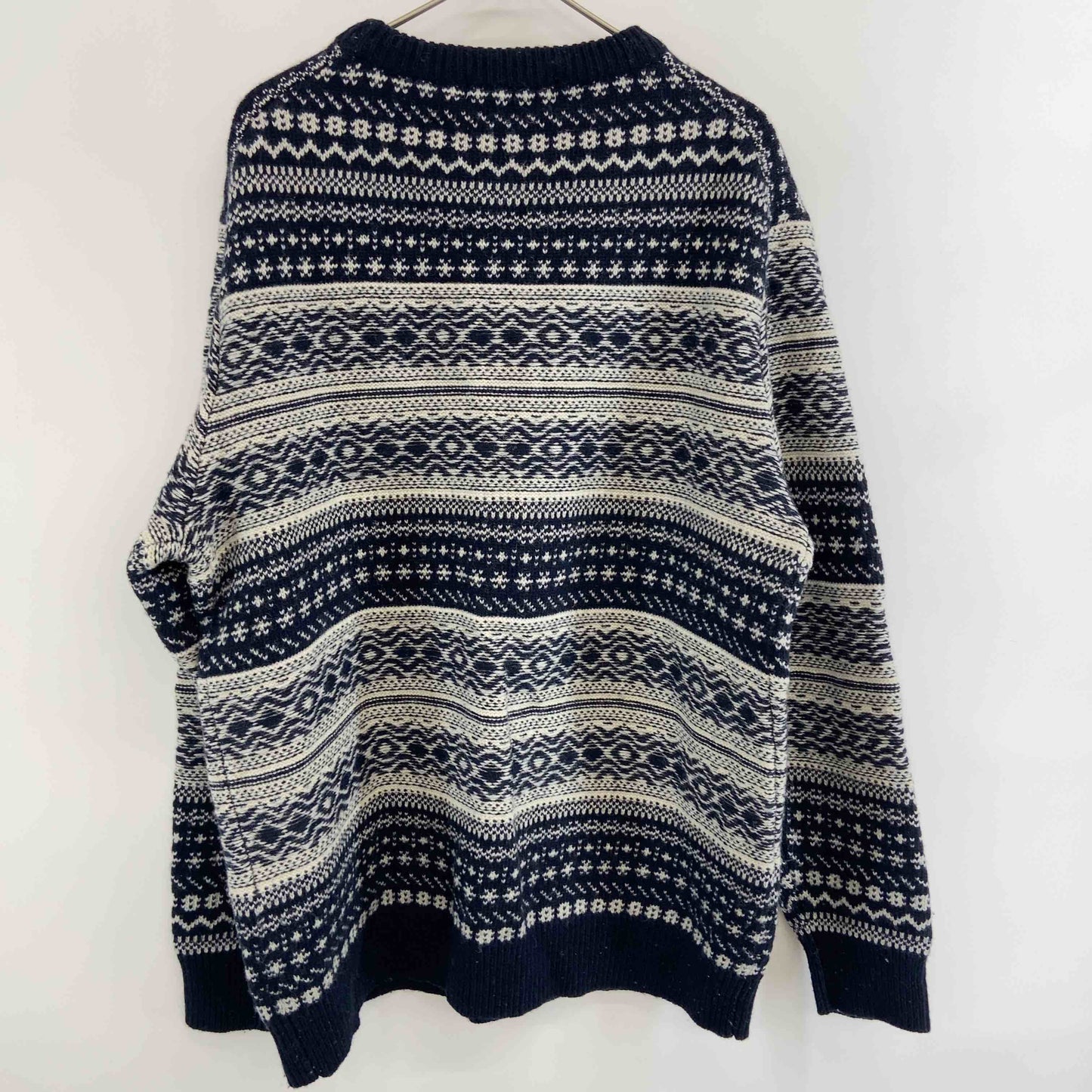 JOURNAL STANDARD ジャーナルスタンダード メンズ ニット/セーター ノルディック柄 ネイビー 紺 ウール混