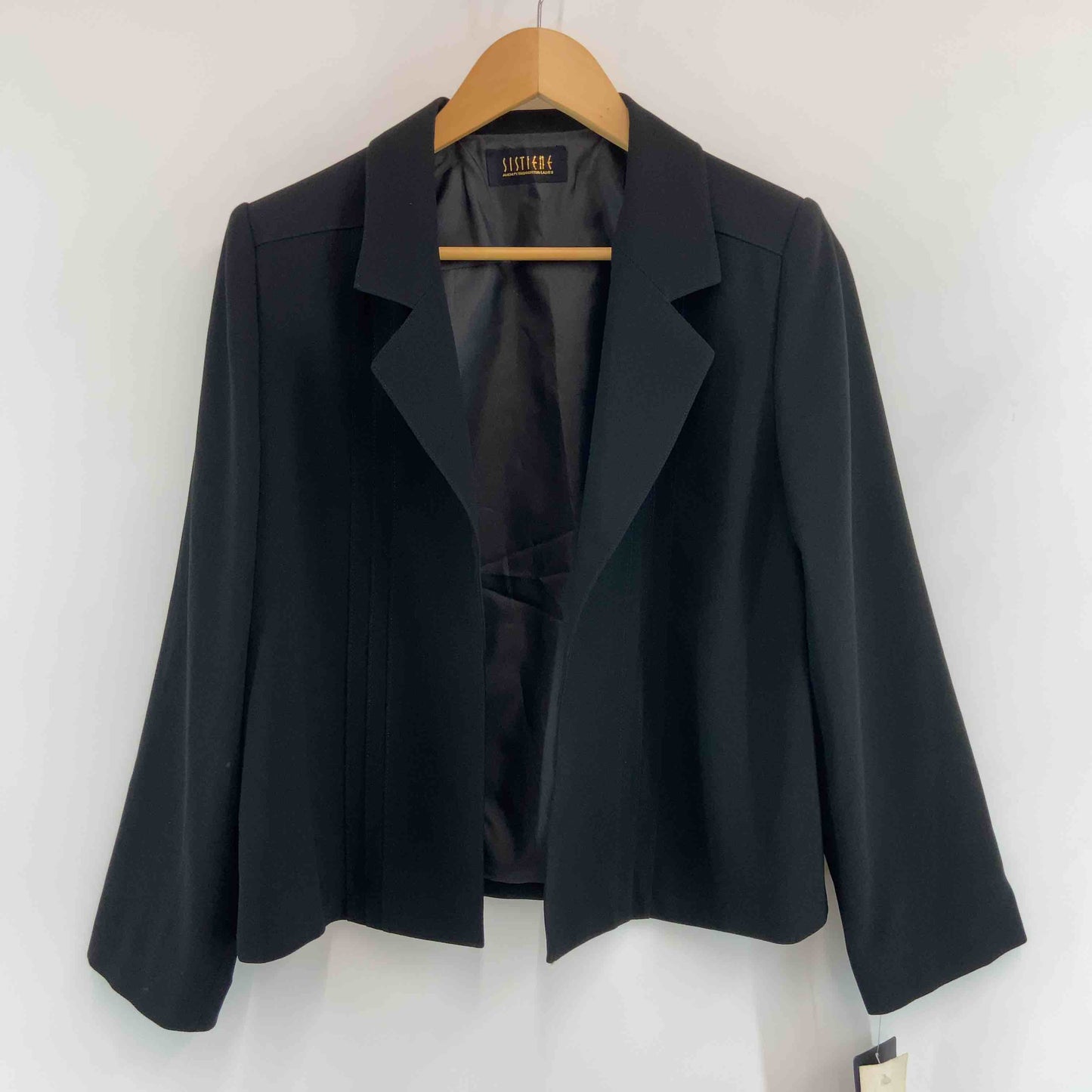 SISTIENE システィーヌ　レディース テーラードジャケット　ブラック　フォーマル