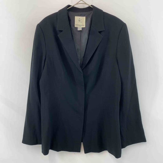 組曲 レディース テーラードジャケット　裏地　黒　ベルト無し