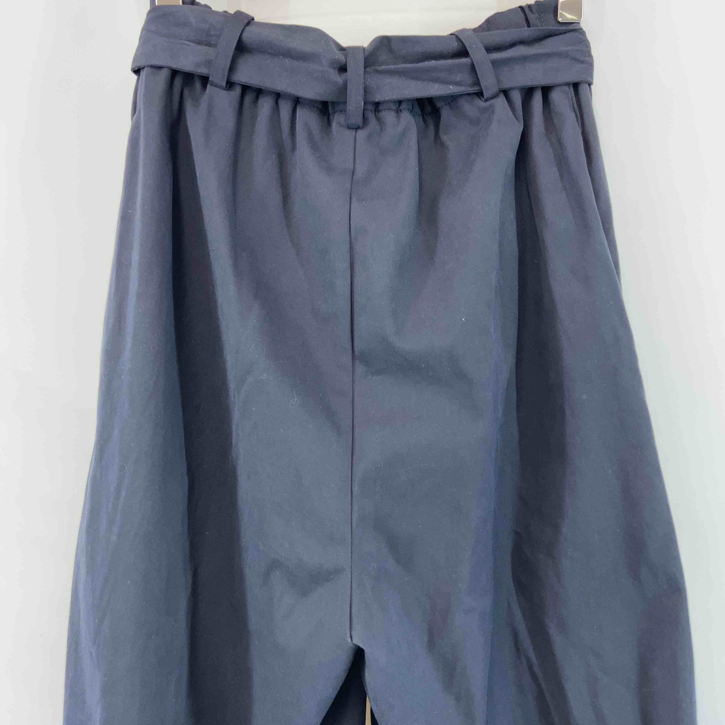 PICCIN ピッチン レディース カジュアルパンツ シフォンドッキング プリーツ ネイビー