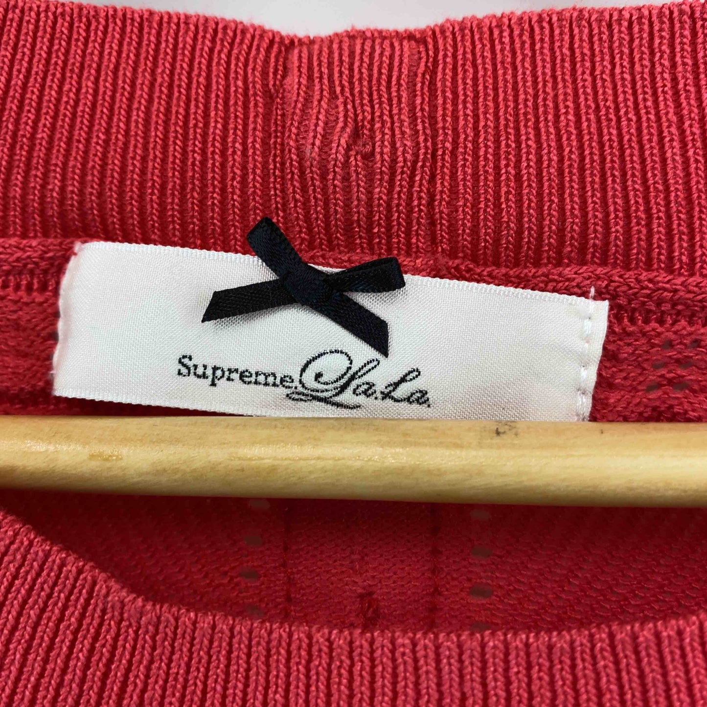 Supreme.La.La. シュープリームララ レディース ニット/セーター レッド