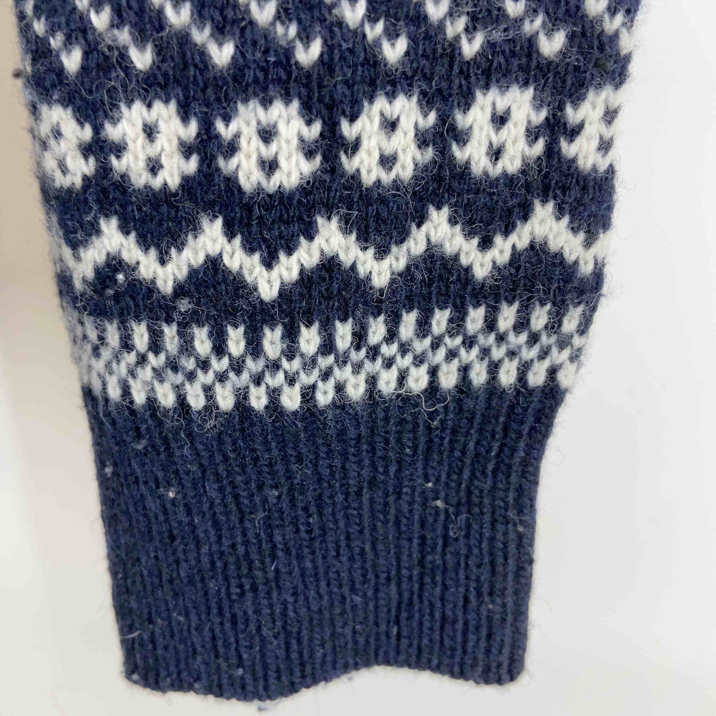 JOURNAL STANDARD ジャーナルスタンダード メンズ ニット/セーター ノルディック柄 ネイビー 紺 ウール混