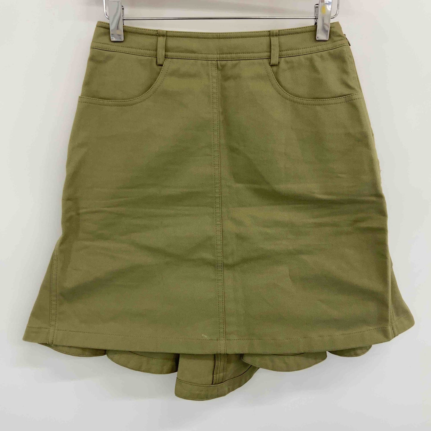 Alexander McQueen アレキサンダーマックイーン レディース ミニスカート カーキ