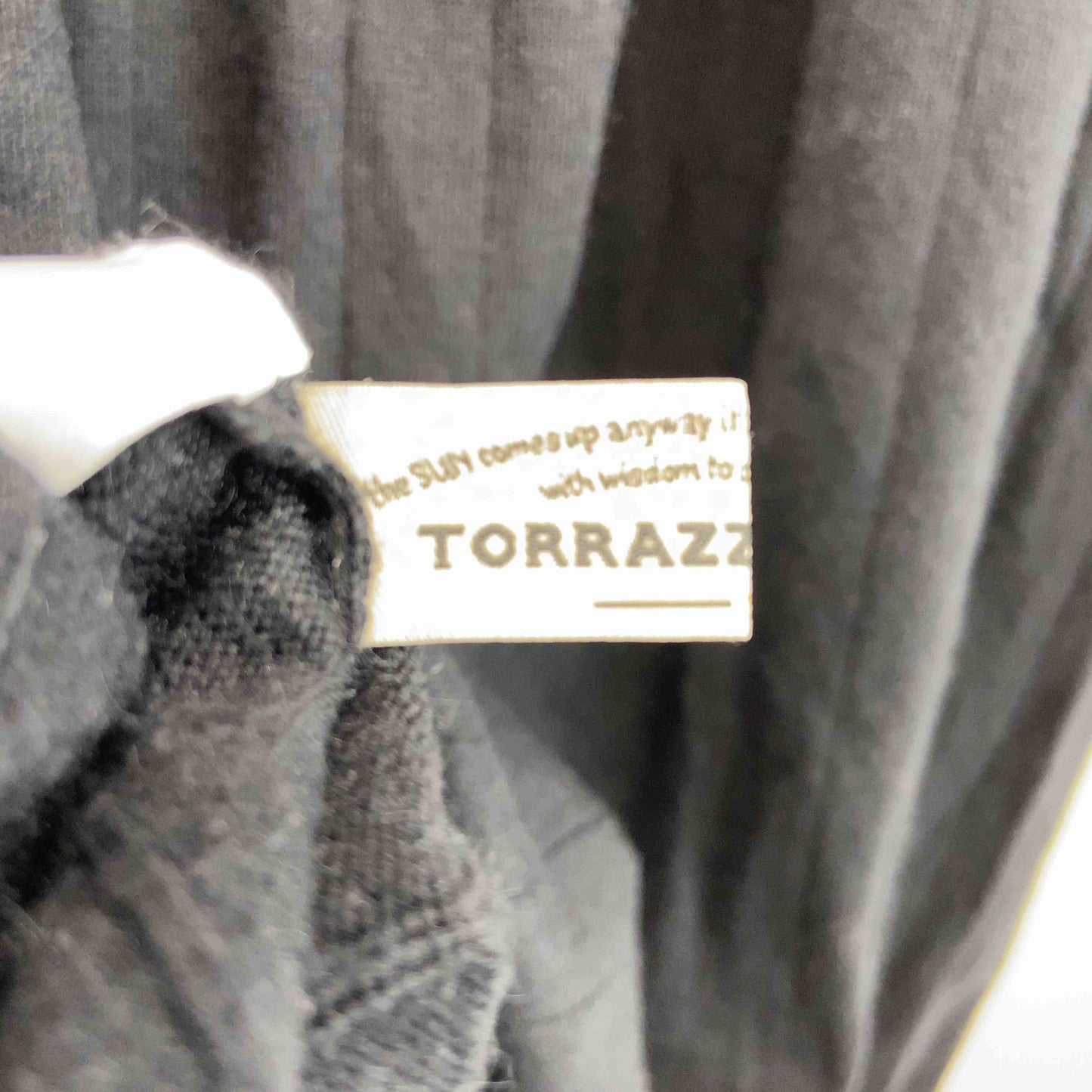 TRAZZO DONNA トラッツォドンナ レディース ニットワンピース　リブ　ハイネック　黒