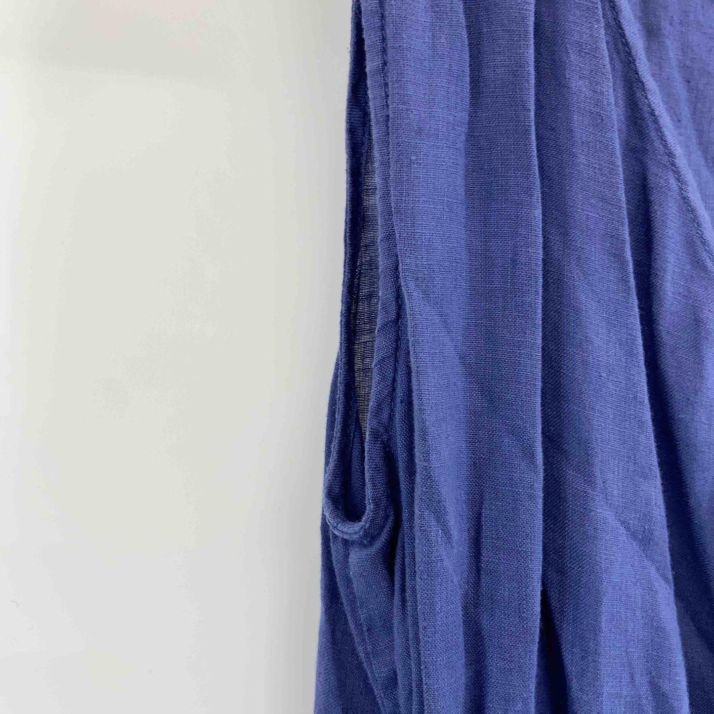 BEAUTY&YOUTH UNITED ARROWS ビューティーアンドユースユナイテッドアローズ レディース ノースリーブロングワンピース カシュクール ネイビー リネン