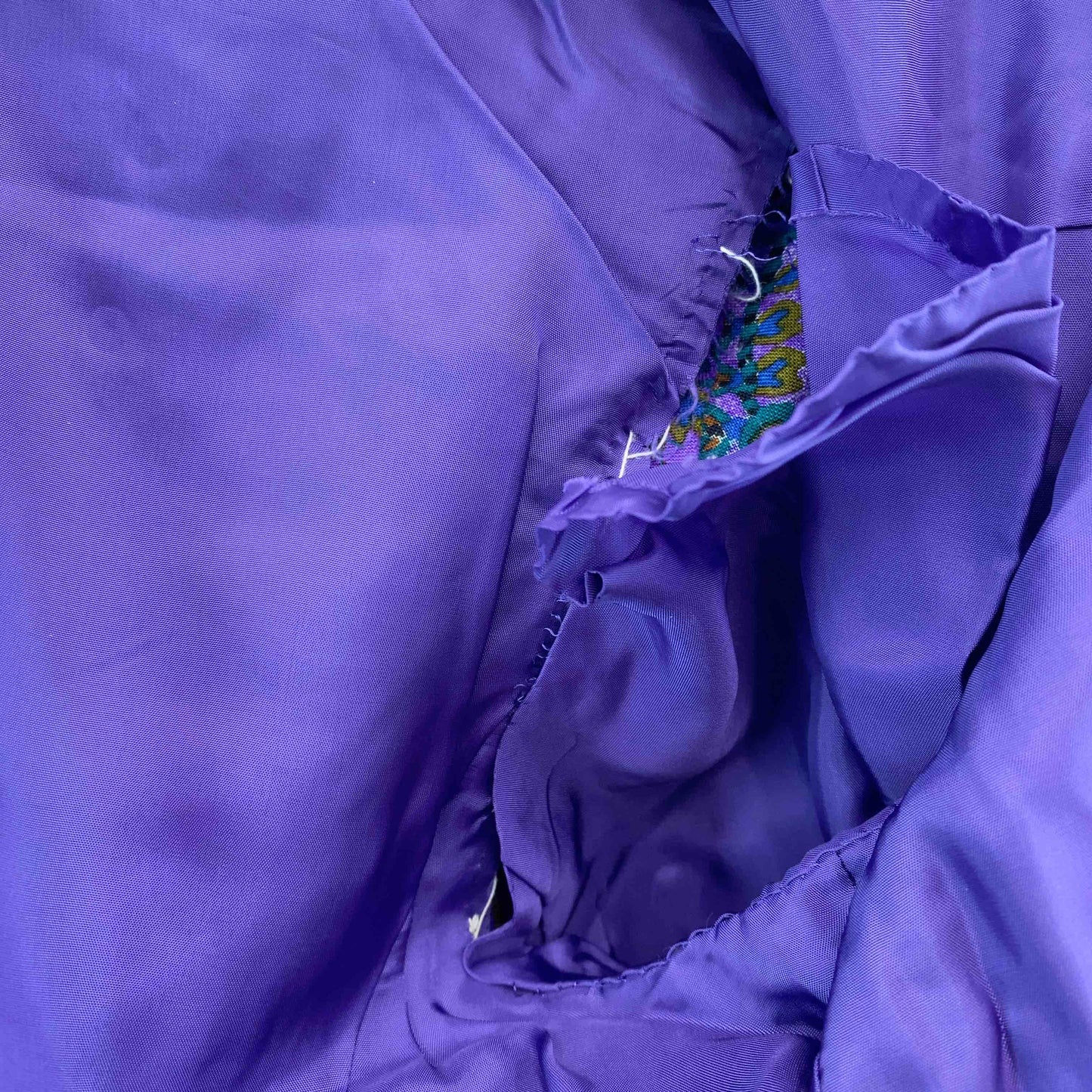 TAKEO NISHIDA タケオニシダ レディース ジャケット スカート セットアップ パープル 総柄