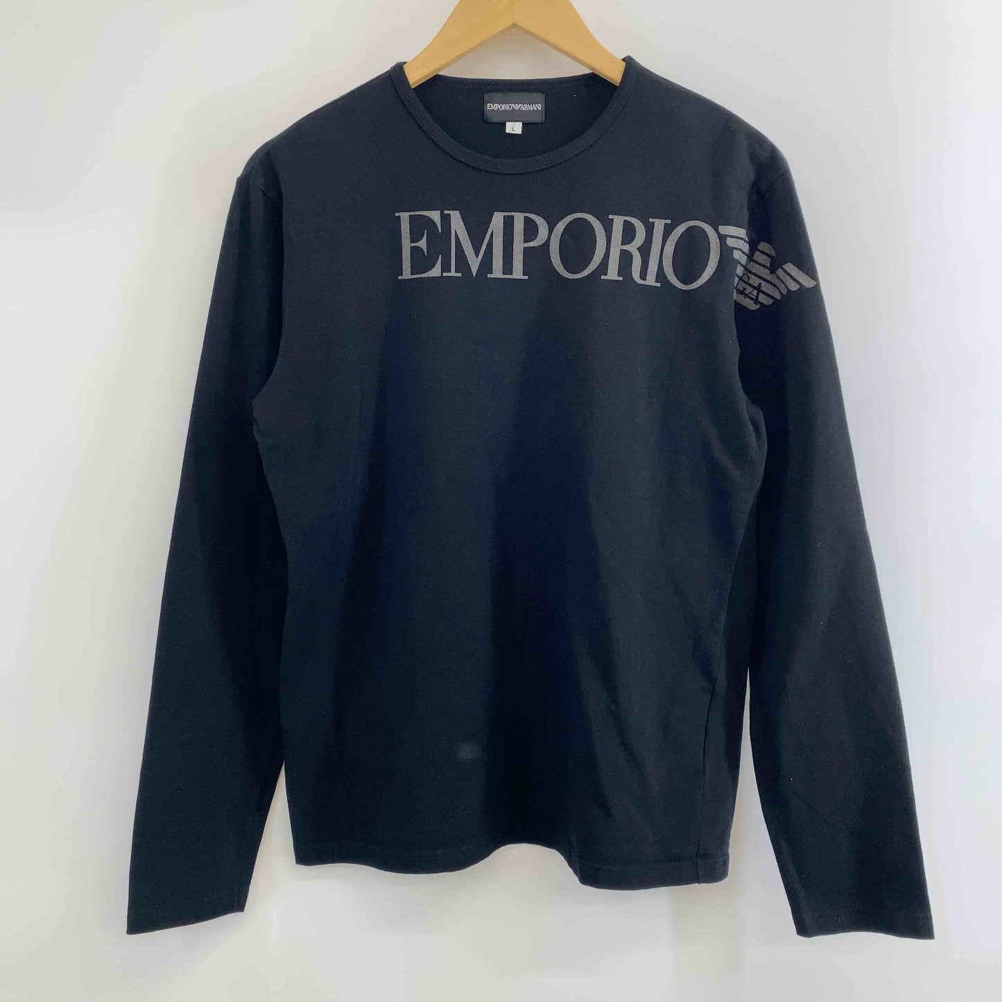 EMPORIO ARMANI エンポリオアルマーニ メンズ Tシャツ（長袖）黒