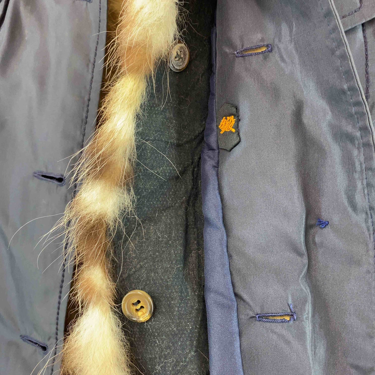 レディース 毛皮/ファーコート リアルファーコート ブラック