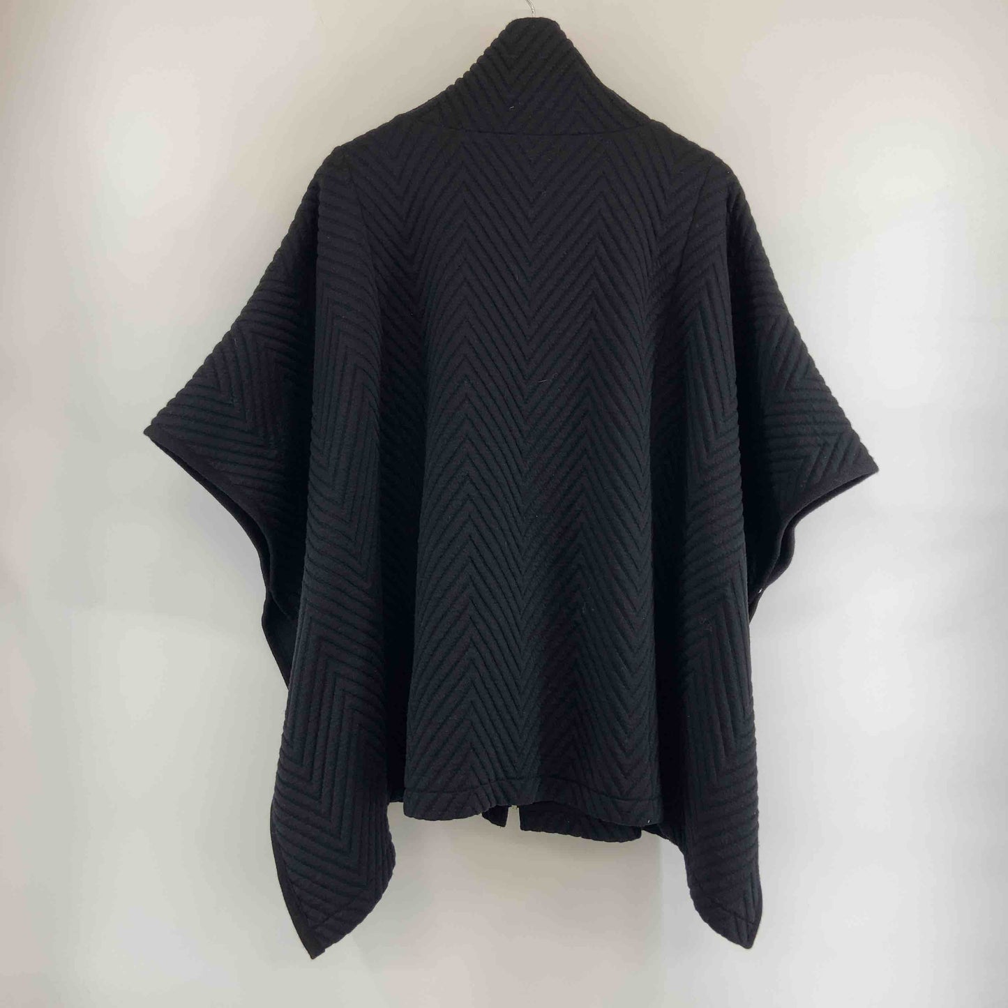 TRAMOL レディース ジャケット/アウター ポンチョ ブラック