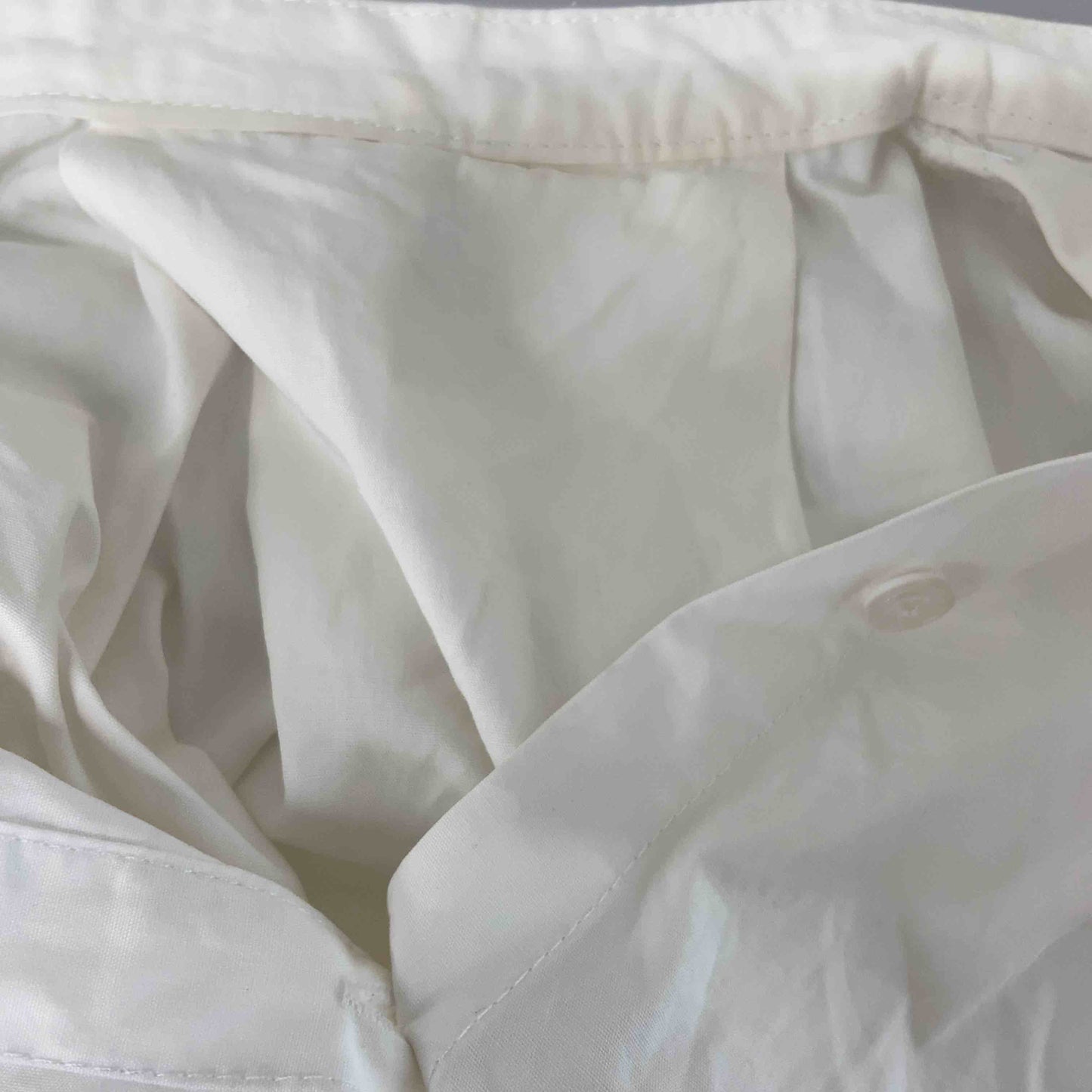 ur's ユアーズ  レディース 長袖シャツ ホワイト ボタンシャツ 無地 シンプル ブラウス