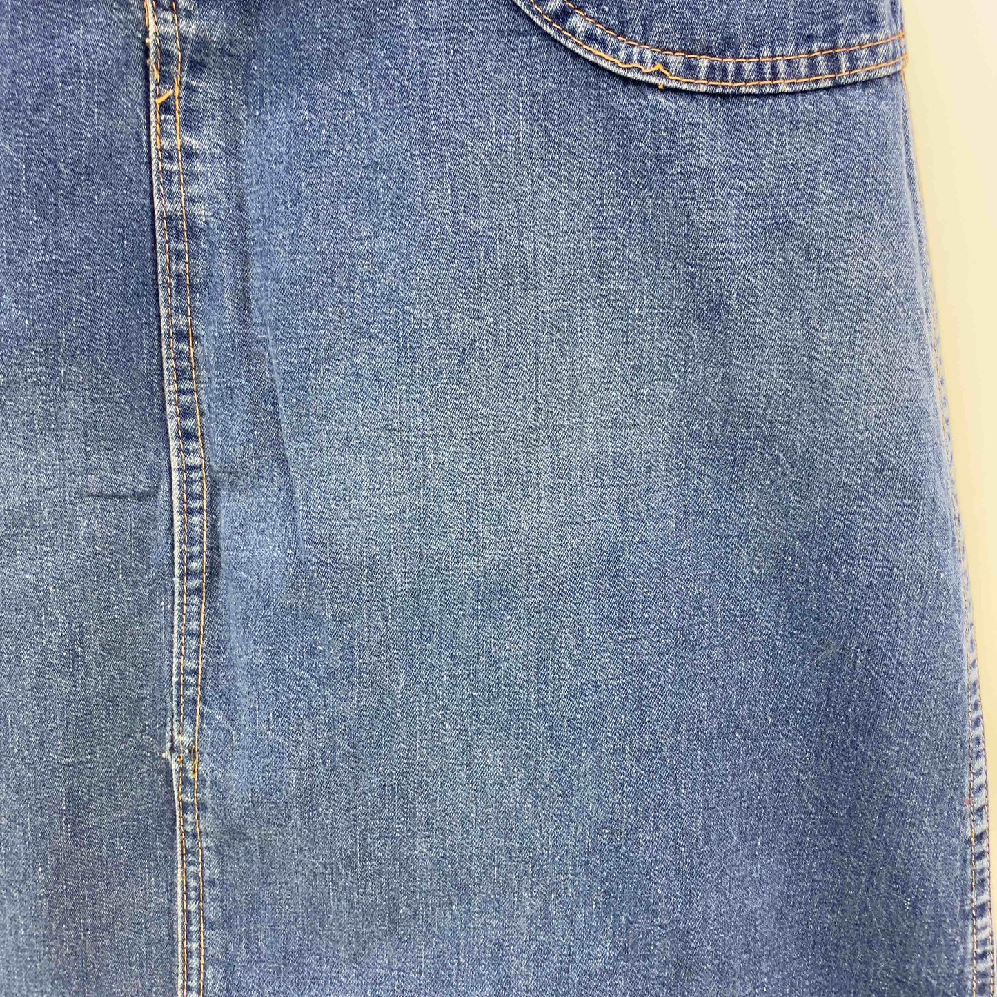 レディース ロングスカート デニム 青