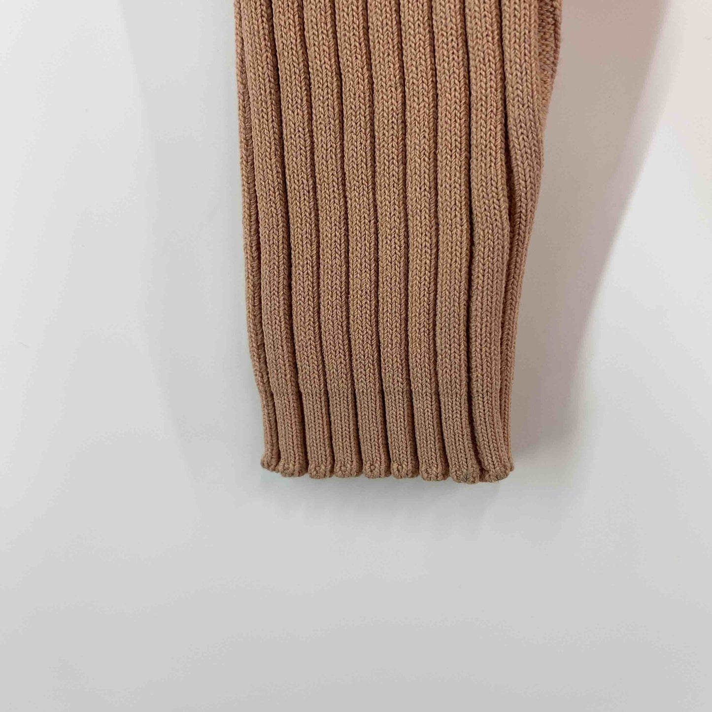 LEINWANDE　ラインヴァンド　リブニット　ボディースーツ　サイズフリー レディース ニット/セーター