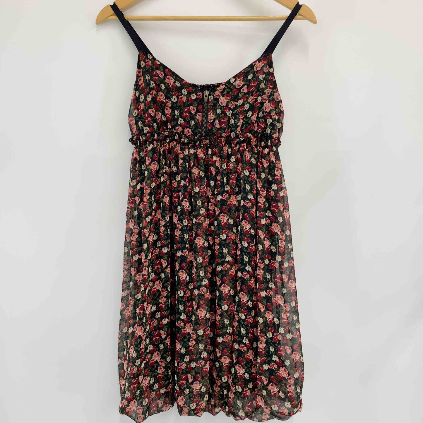 レディース ノースリーブワンピースキャミワンピース　花柄