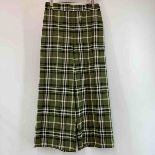 TOMORROWLAND トゥモローランド レディース カジュアルパンツ　ウール混　チェック　緑