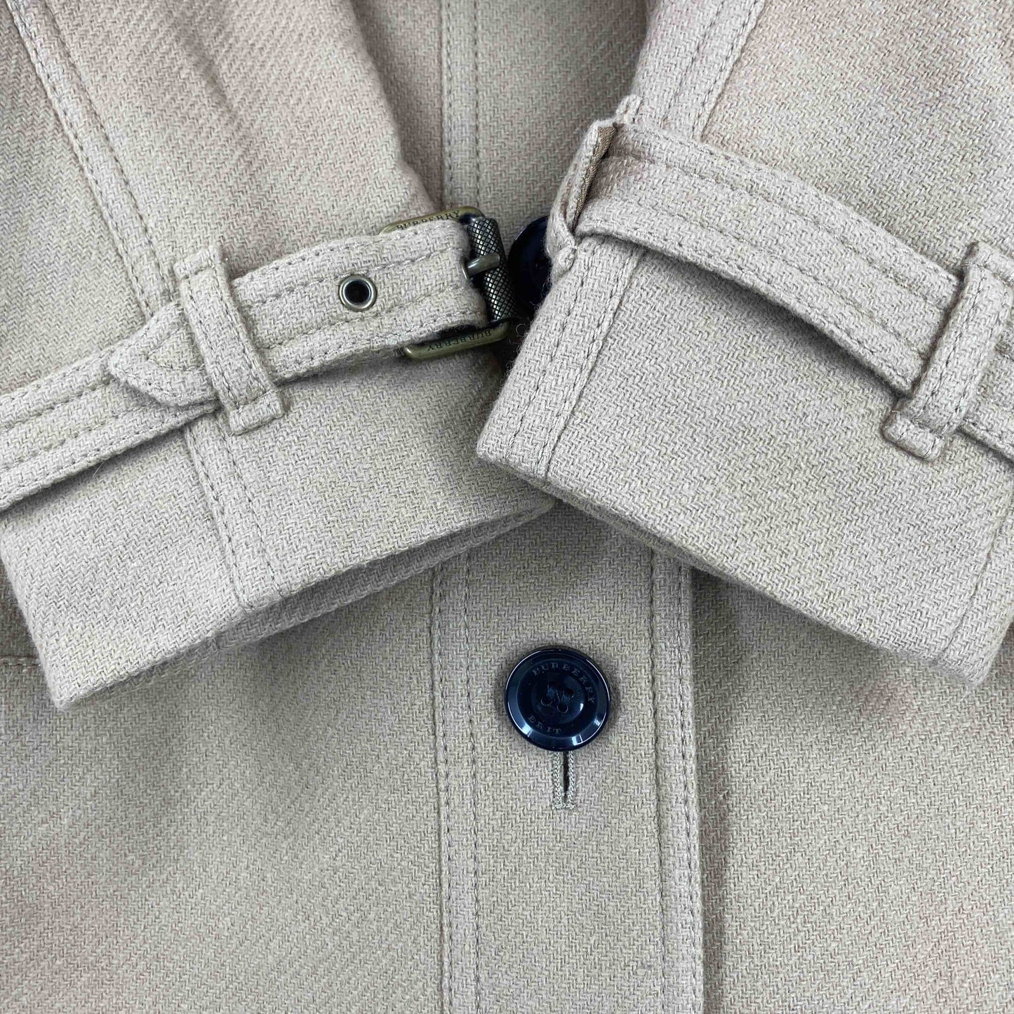 BURBERRY バーバリー レディース チェスターコート オークル 襟ファーベルト欠損