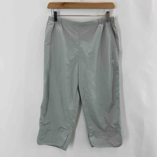 adidas アディダス レディース 七分丈パンツ カジュアルパンツ　ナイロン　グレーブルー　M