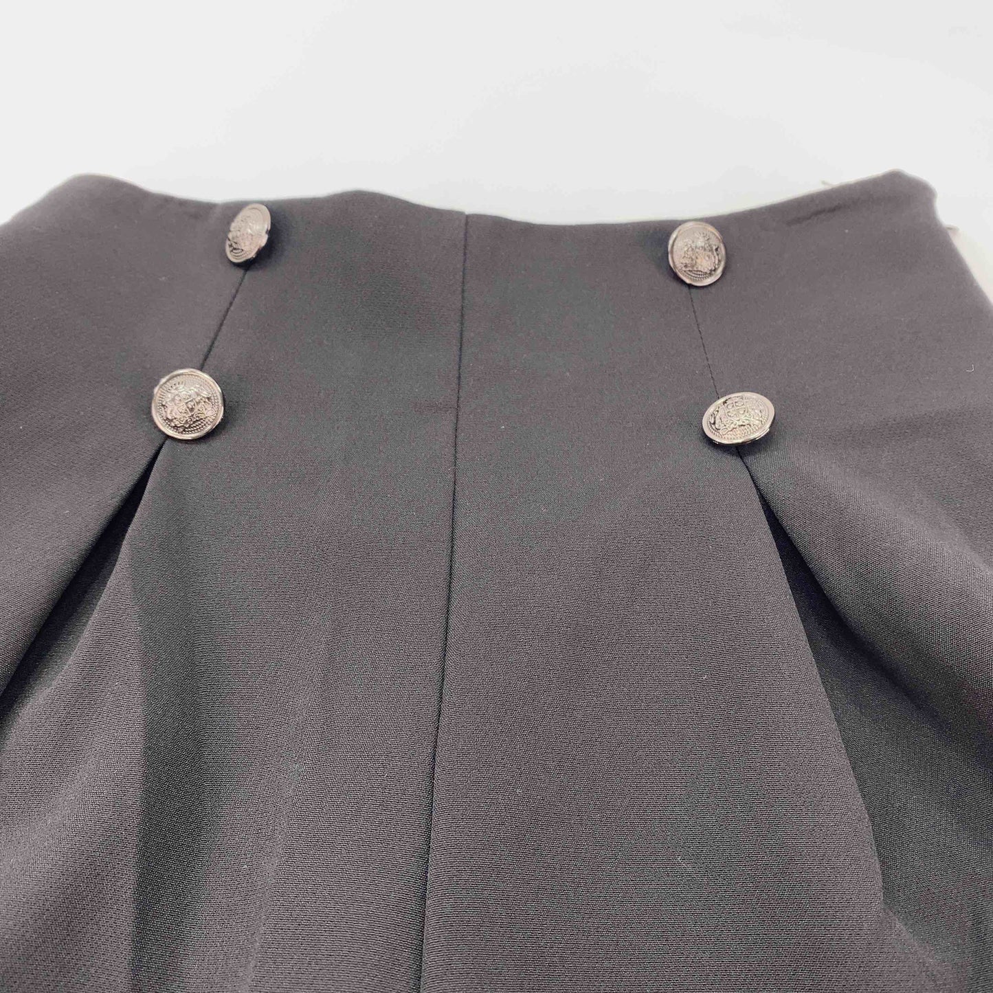 ANDGEEBEE アンドジービー レディース ショートパンツ 総裏 デザインボタン付き サイズM ブラック