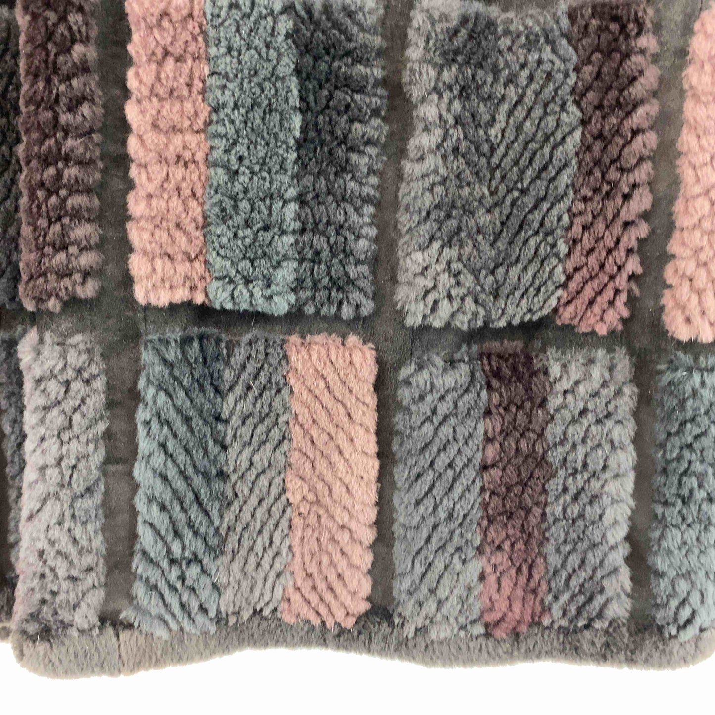 レディース ファージャケット 毛皮ハーフコート ブラウン