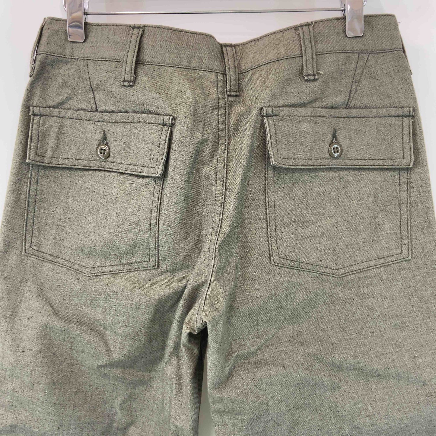 ABAHOUSE アバハウス メンズ ベイカーパンツ 綿混 カーキ 日本製