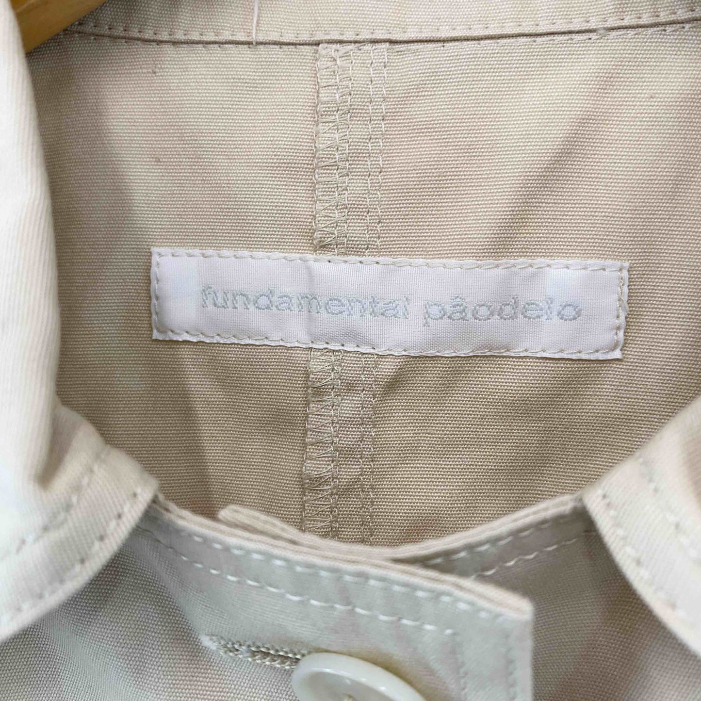 fundamental paodelo ファンダメンタルパオデロ レディース シャツジャケット アイボリー