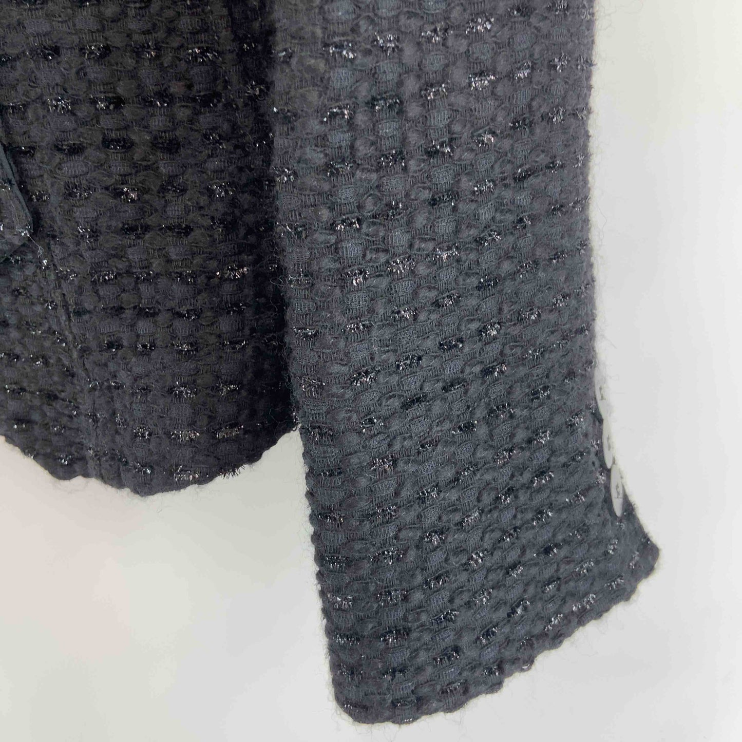 ARMANI COLLEZIONI アルマーニコレッツィオーニ レディース ダブルブレスト スタンドカラージャケット 黒 ウール