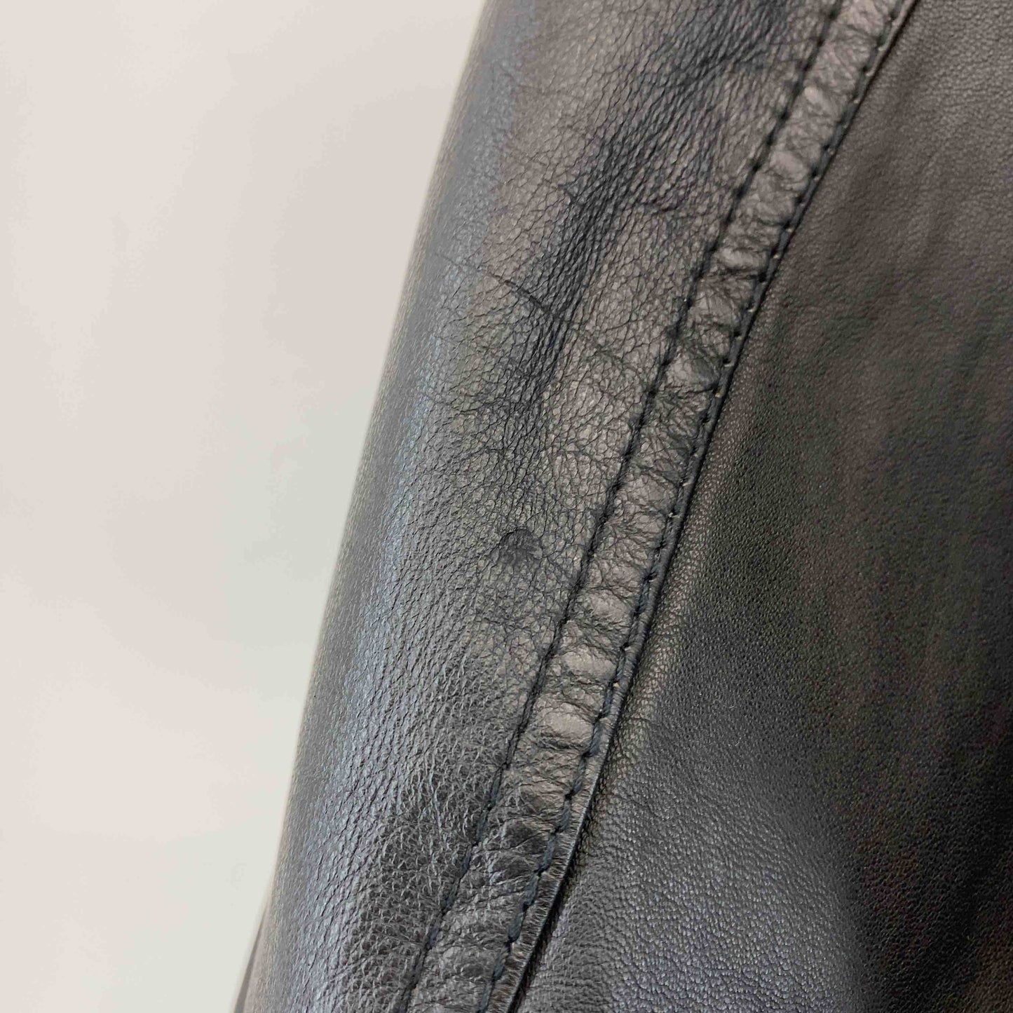 メンズ レザージャケット　ブラック