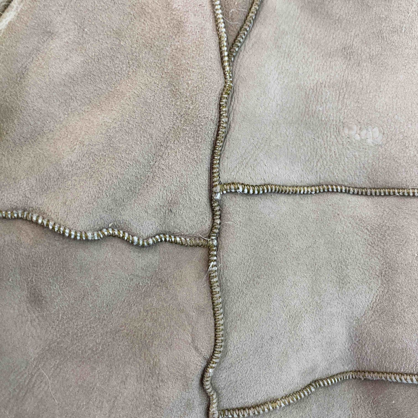 レディース 毛皮/ファーベスト ムートン ブラウン