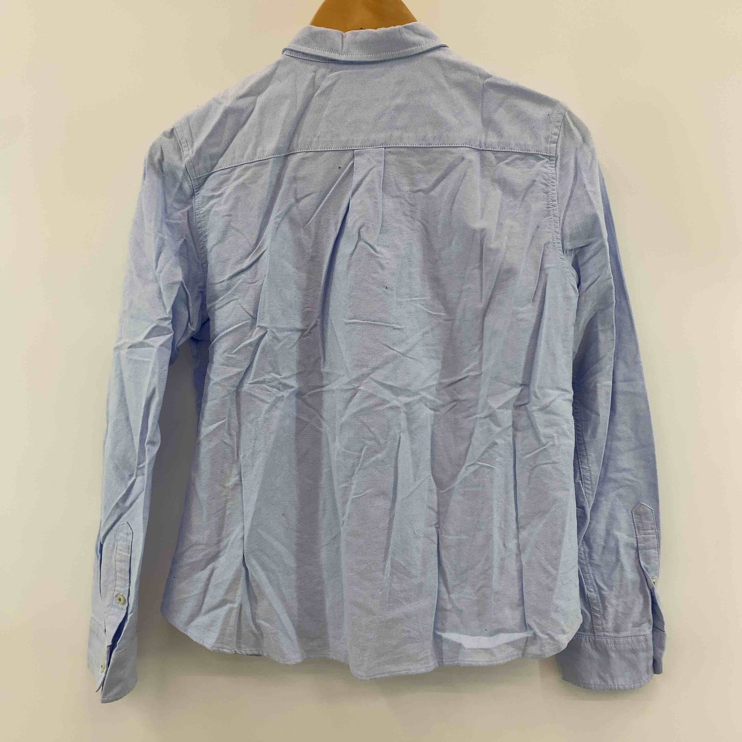 McGREGOR マクレガー レディース 長袖シャツ　ブラウス　ボタンダウン　刺繍　青