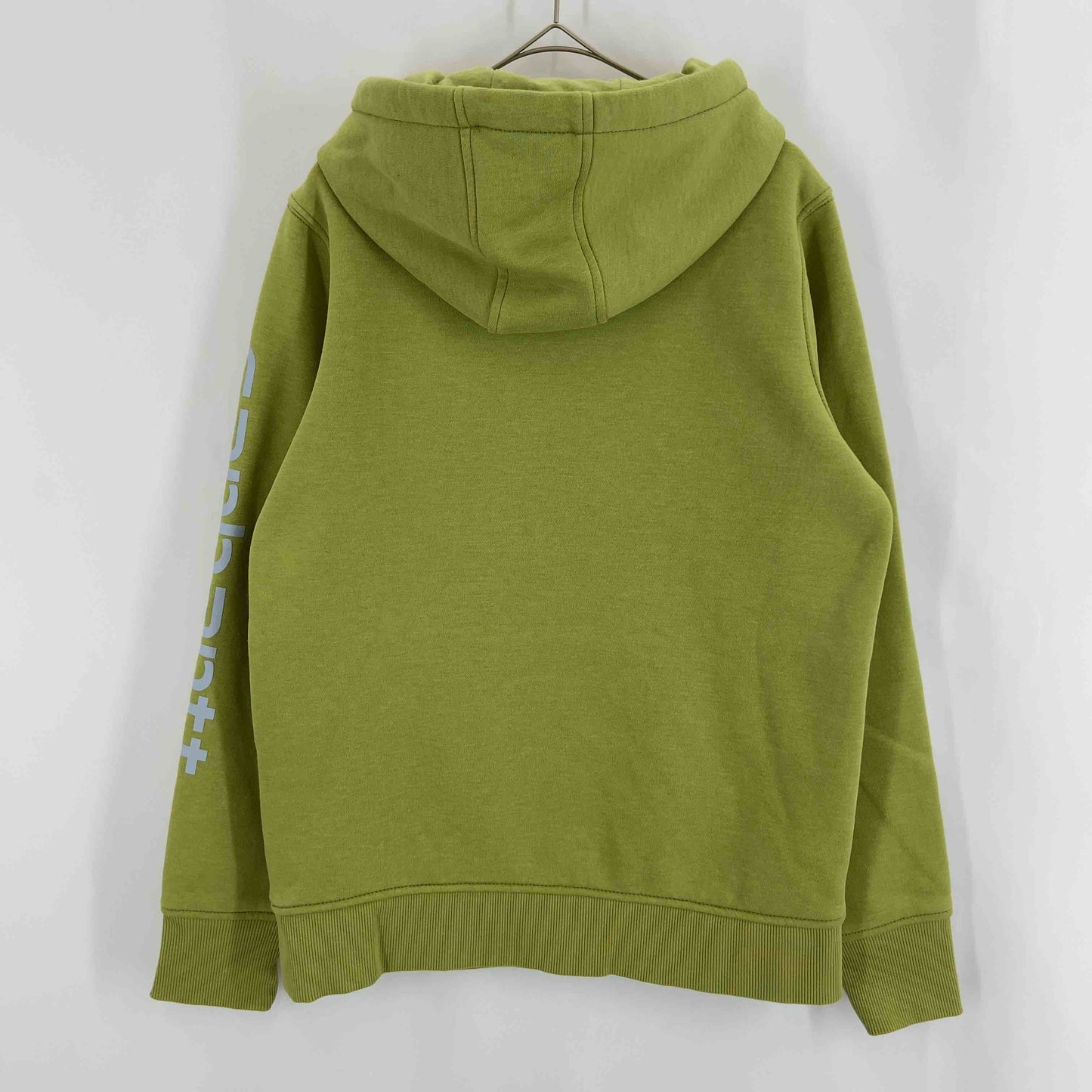 Carhartt カーハート メンズ パーカー 裏起毛, ブランドロゴ 黄緑 XSsize