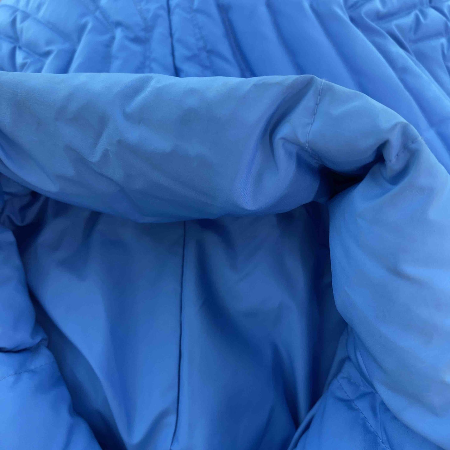 伊太利屋 イタリヤ レディース ダウンジャケット フェザー 水色 ライトブルー