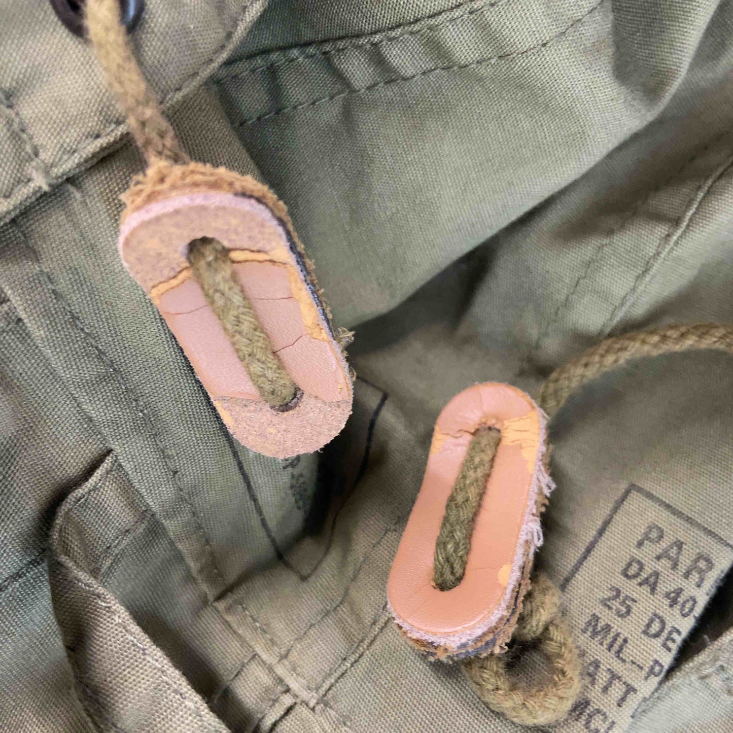 ヴィンテージ メンズ ミリタリージャケット フード フルジップ モッズジャケット カーキ