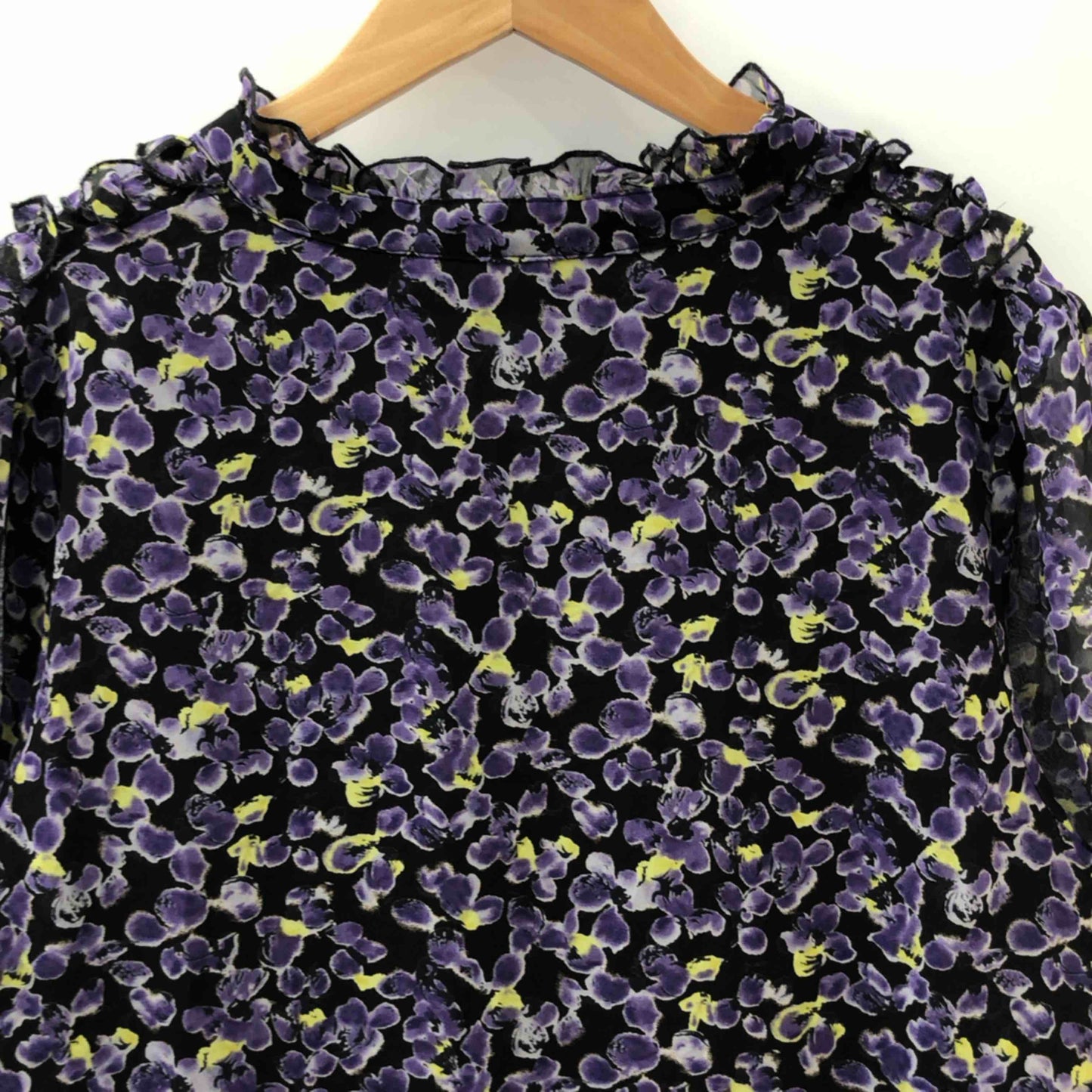 GALLERY VISCONTI ギャラリービスコンティ レディース 半袖ひざ丈ワンピース 紫 tk