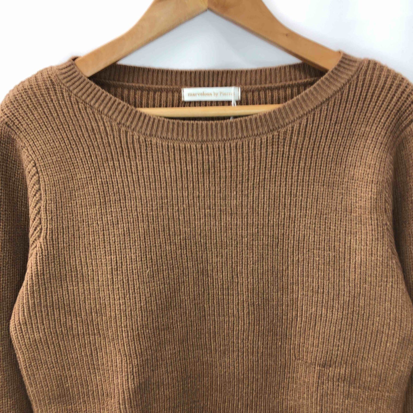 marvelous by pierrot マーベラスバイピエロ レディース 長袖セーター ブラウン tk