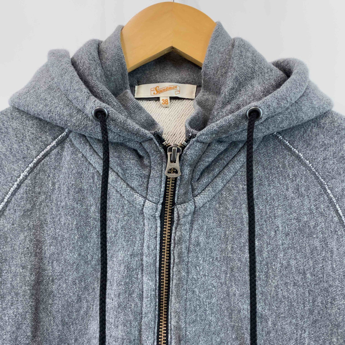 Soundman サウンドマン メンズ パーカー　グレー
