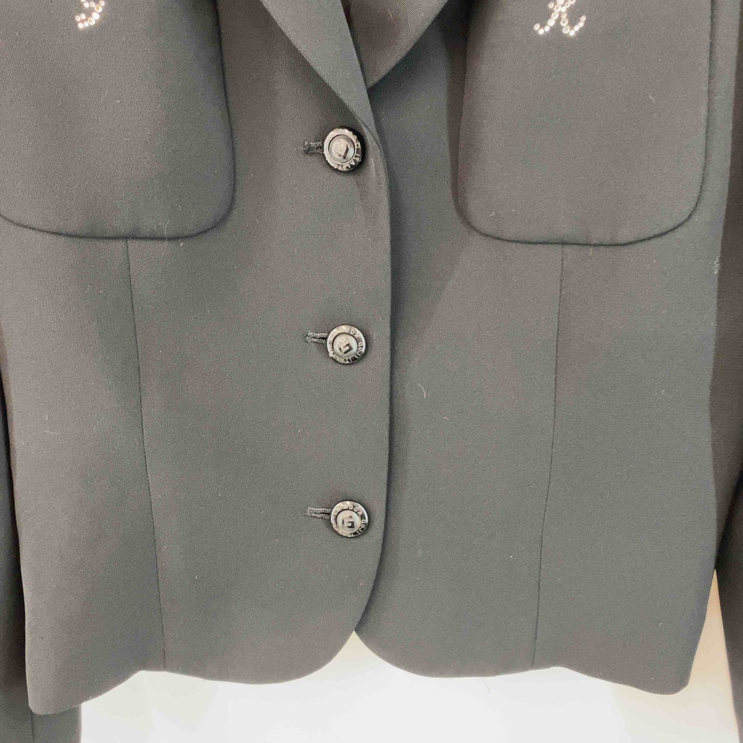 伊太利屋  レディース テーラードジャケット ブラック