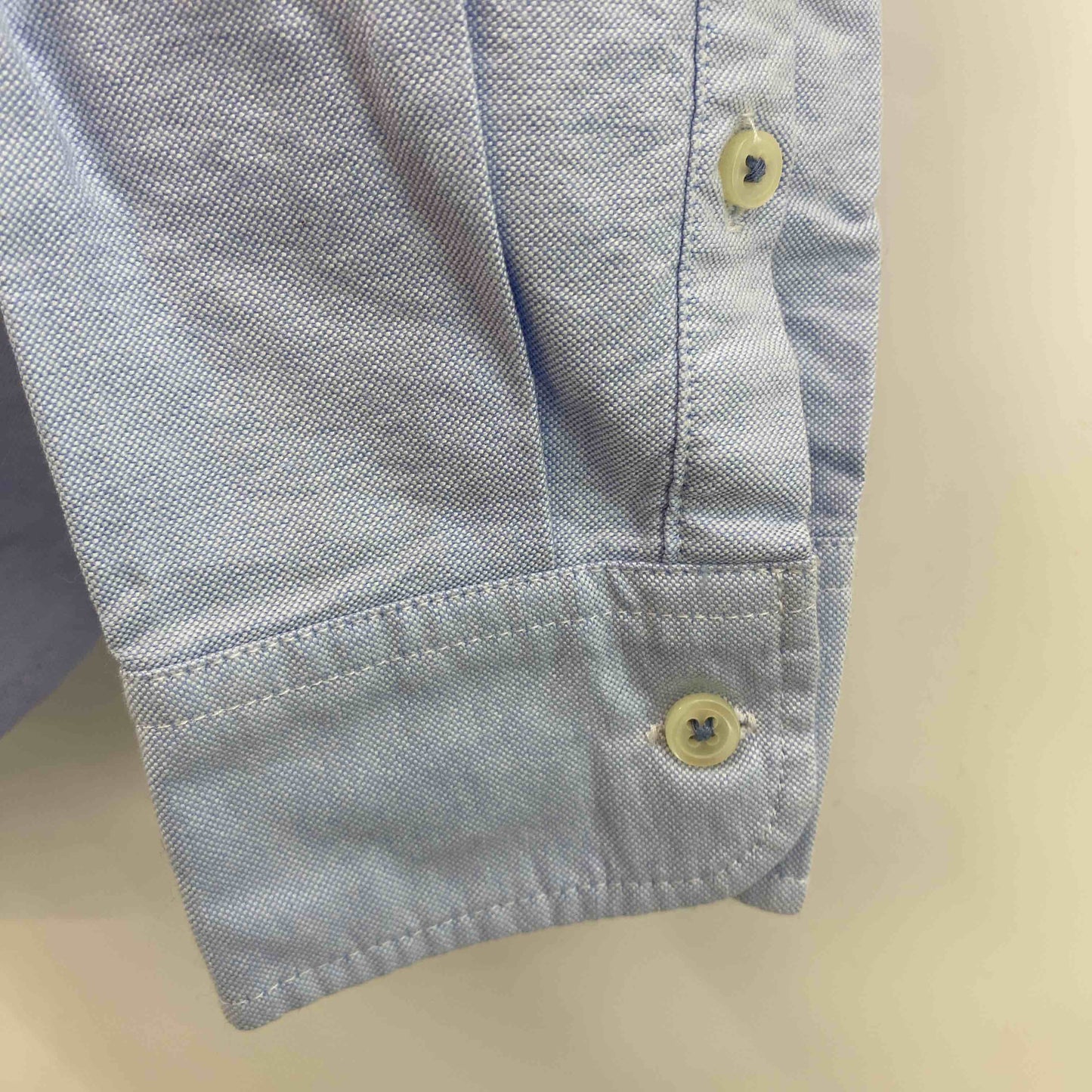 McGREGOR マクレガー レディース 長袖シャツ　ブラウス　ボタンダウン　刺繍　青