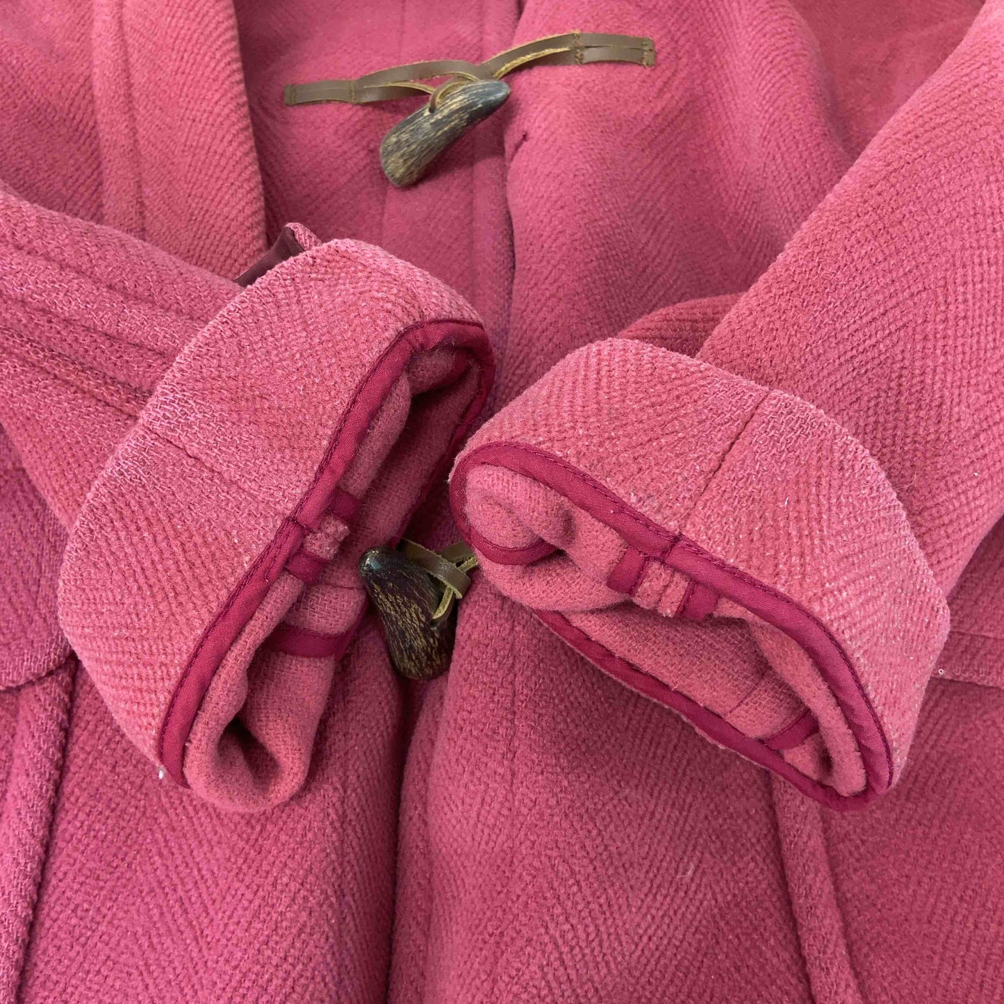 OLD ENGLAND オールドイングランド レディース ダッフルコート ピンク系