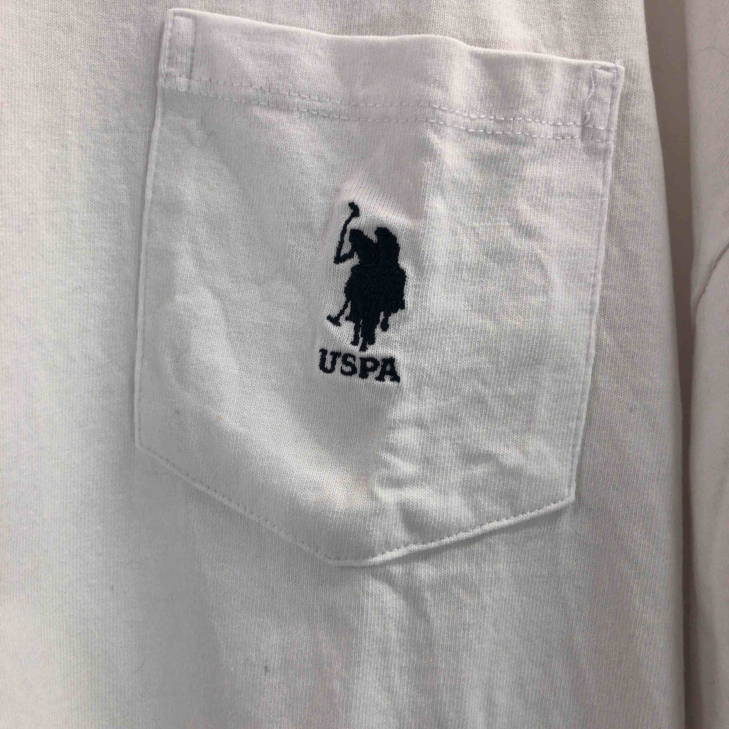 U.S.POLO ASSN. ユーエスポロアッスン メンズ Tシャツ（長袖） 白tk