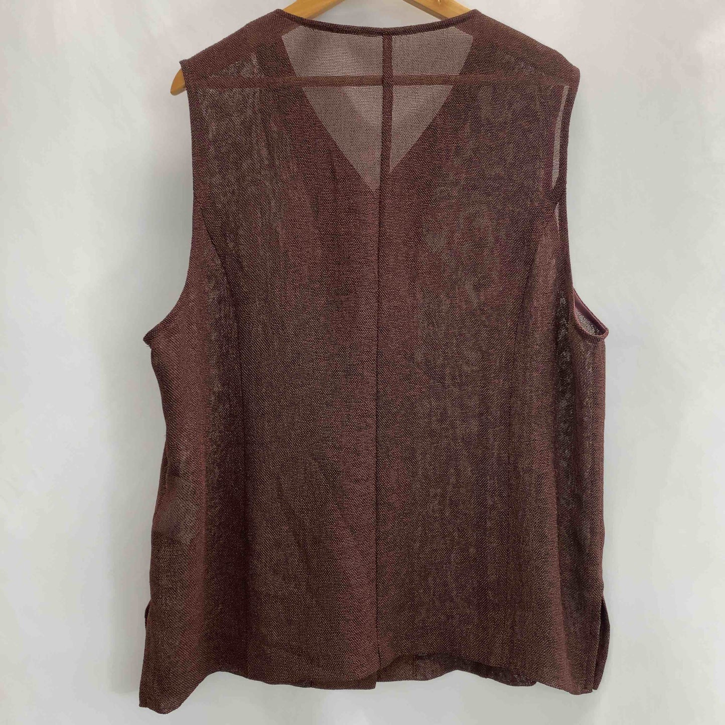 VINVERT  レディース ベスト/ジレ ブラウン tk