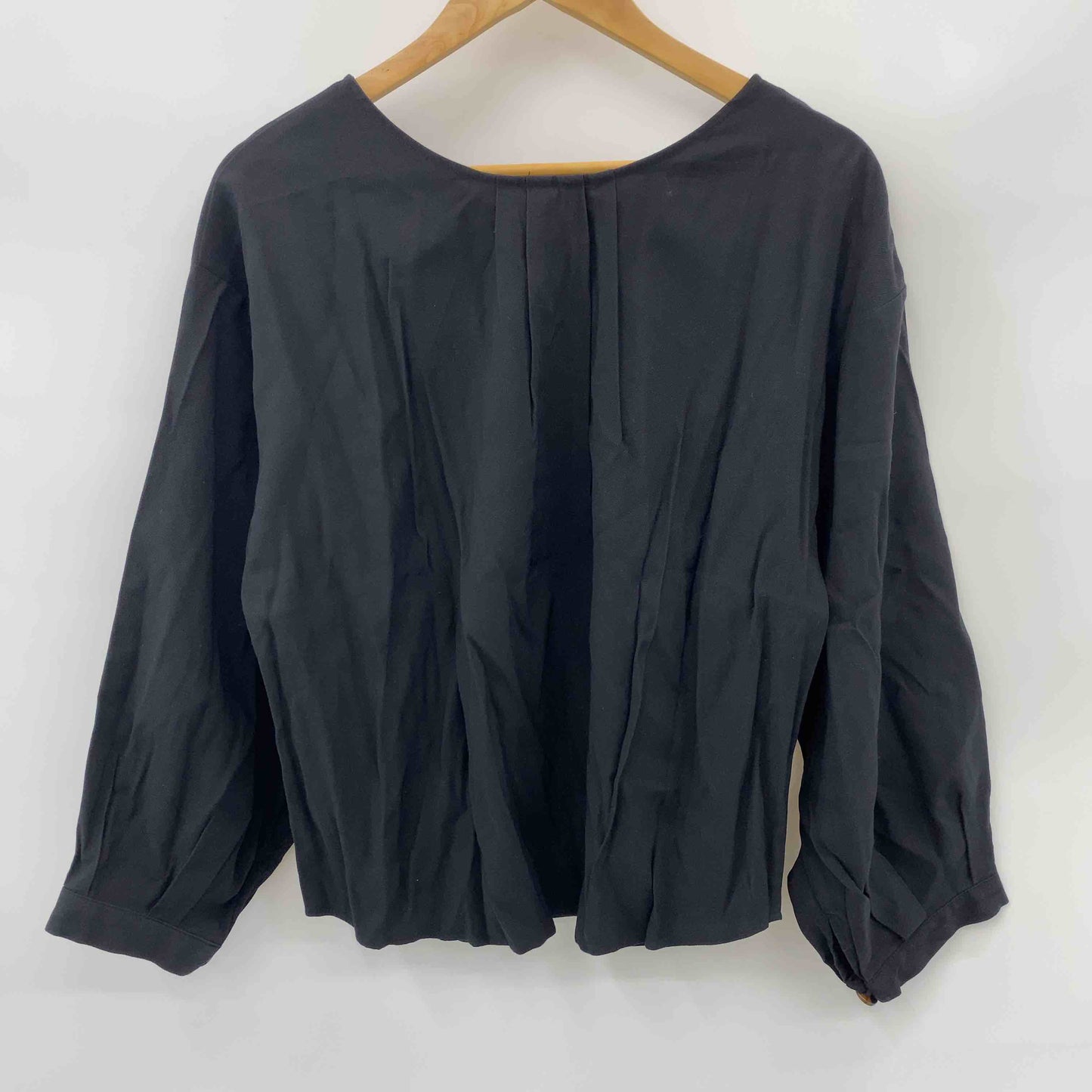 GLOBAL WORK グローバルワーク ブラック 無地 シンプル レディース 長袖シャツ/ブラウス