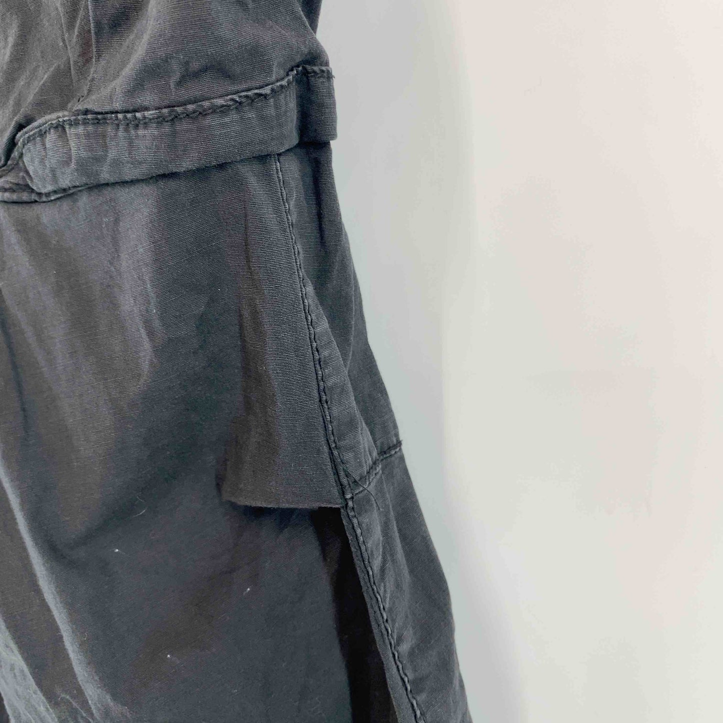 ZARA ザラ レディース ワークパンツカーゴパンツ ブラック ウエストゴム