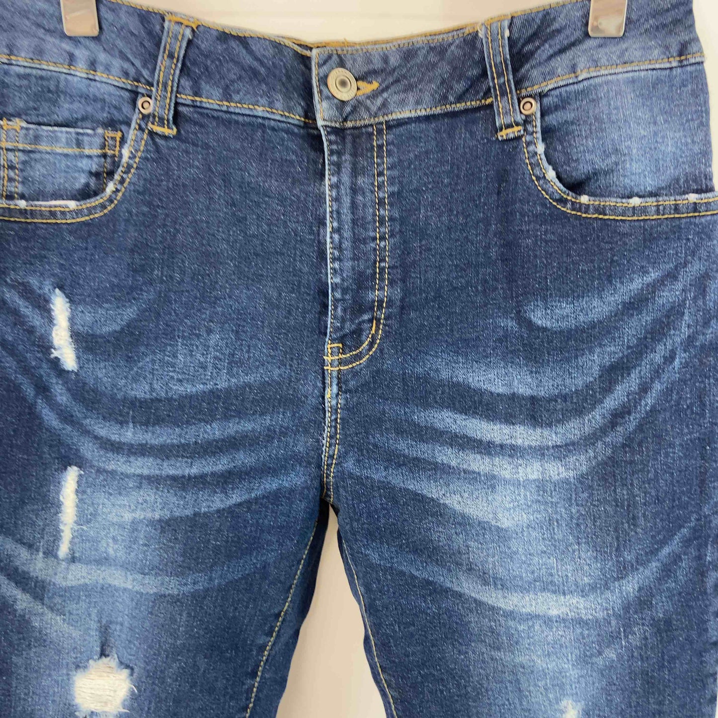 COLZA コルザ ハニーズ レディース デニム　スキニージーンズ　切りっぱなし　ダメージ加工