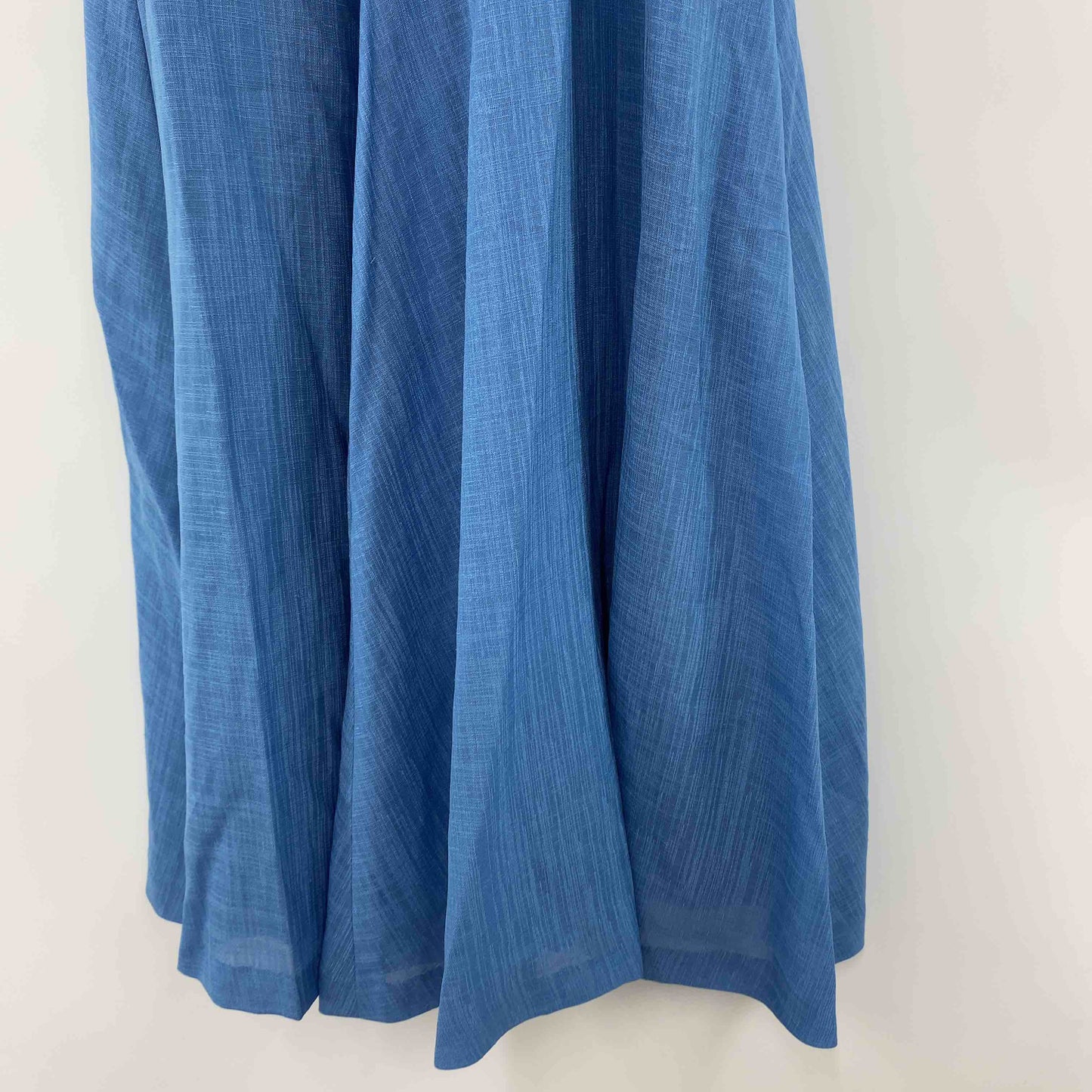 レディース シャツワンピース　ブルー