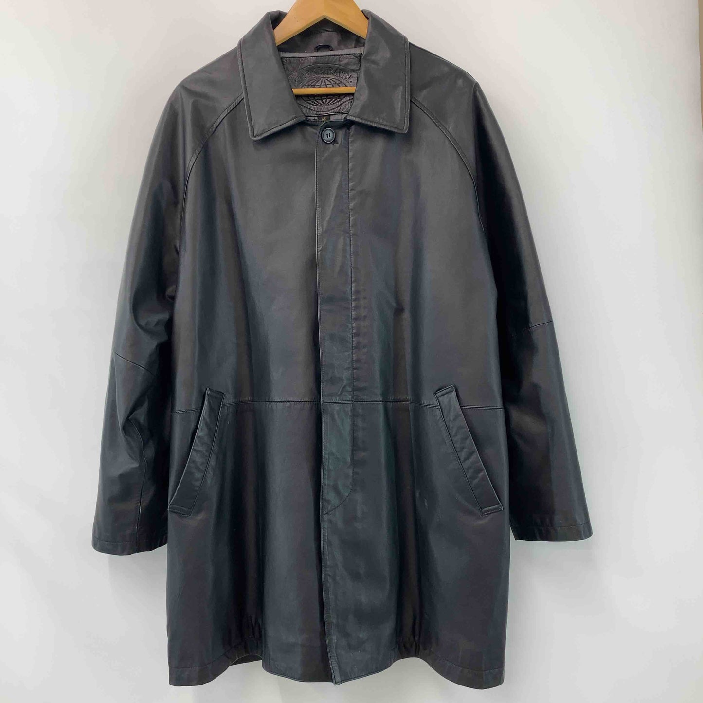 ヴィンテージ  TREK&TRAVEL On The World メンズ レザージャケット