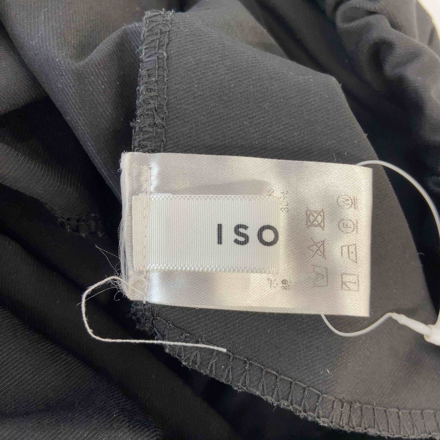 ISOOK アイスー レディース カジュアルパンツ ブラック カーゴパンツ